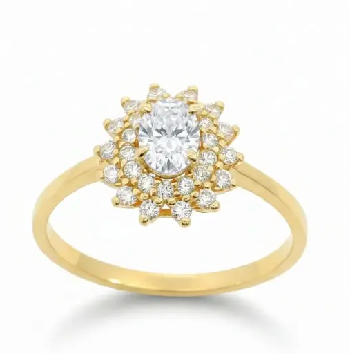 [9K0041] SORTIJA CIRCONITA OVAL 5x4MM.9KILATES