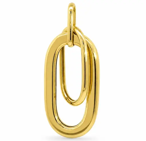 [00239] 33x14MM DOUBLE OVAL MOTIF PENDANT 