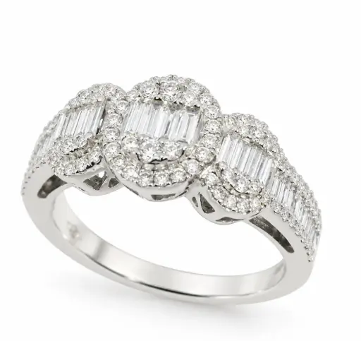 [B4259/0.91] 0.91 CT TW DIAMOND RING