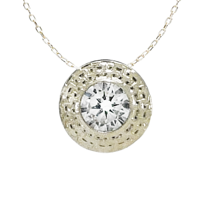 [3855/CB] COLGANTE CHATON TROQUEL 3MM GRECA