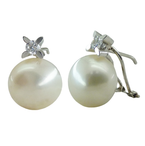 [2319B] PEND.GARRA ACUCHILLADA PRL 11.5MM OMEGA Perla Cultivada