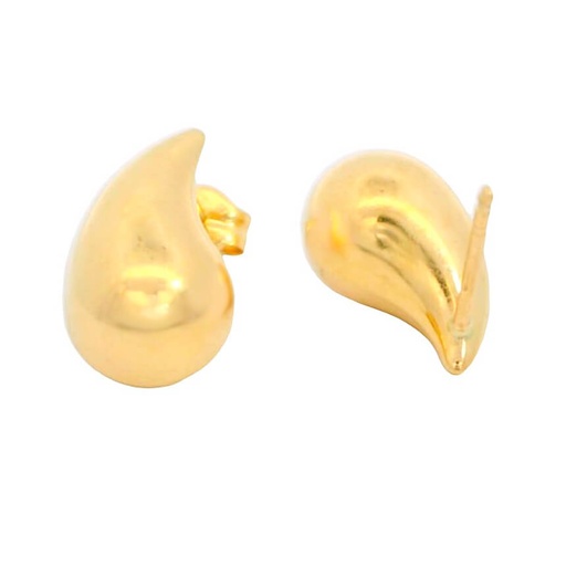 [5804T] PENDIENTES GOTA 16x9MM.PRESION.