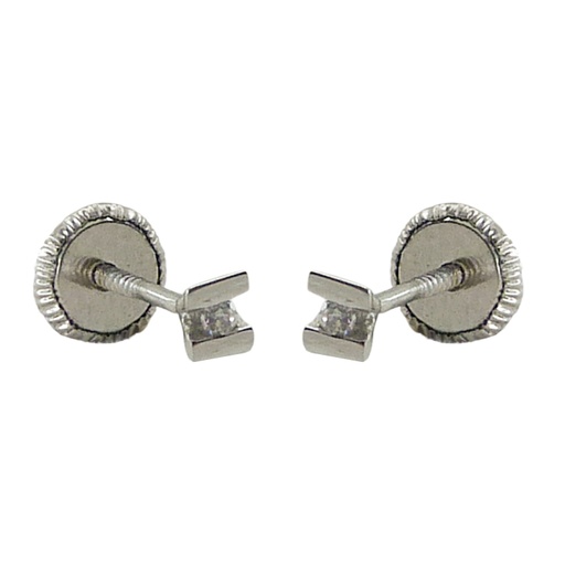 [2255B] PENDIENTES GRAPA 1'5MM CIRCONITA.ROSCA.