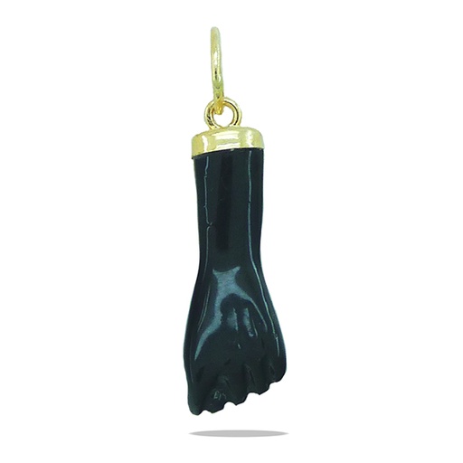 [6348N] COLGANTE HIGA NEGRA 15MM
