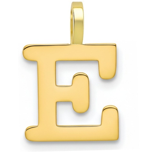 [5000E] COLGANTE LETRA "E" 10MM