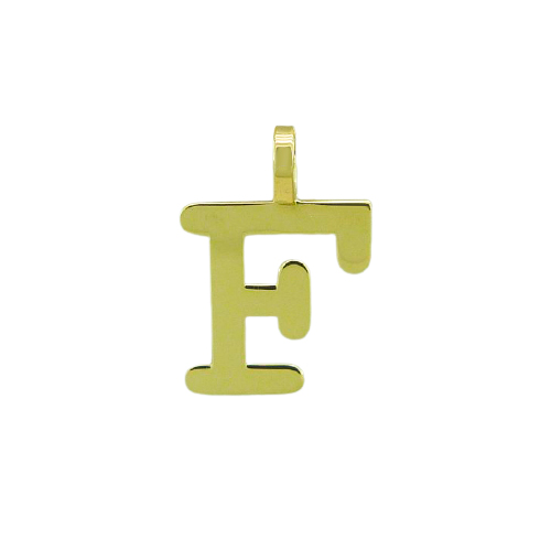 [5000F] INITIAL "F" PENDANT.10MM.