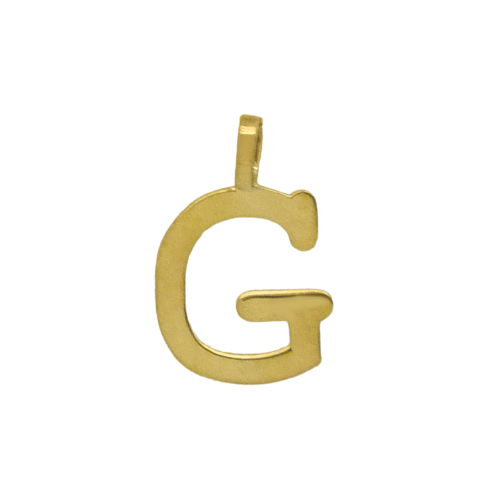 [5000G] INITIAL "G" PENDANT.10MM.