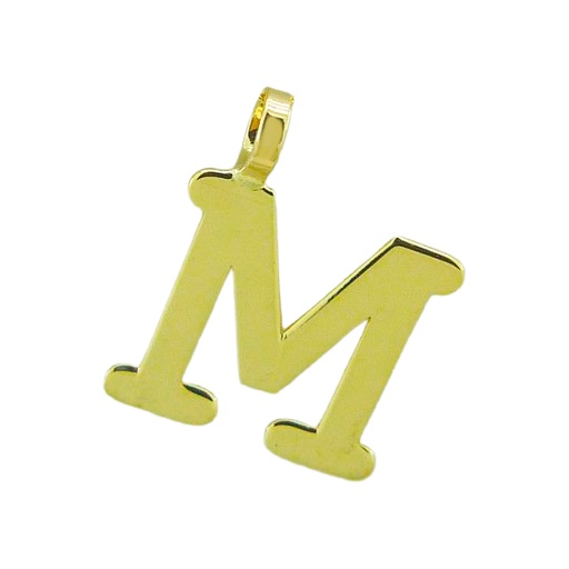 [5000M] INITIAL "M" PENDANT.10MM.