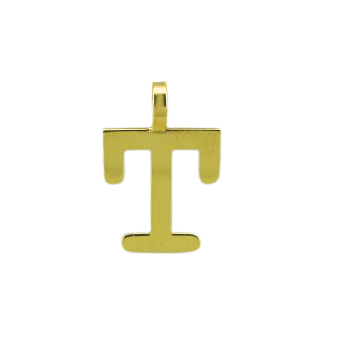 [5000T] INITIAL "T" PENDANT.10MM.