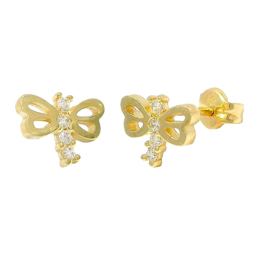 [5231] DRAGONFLY STUD EARRINGS.PUSH BACK.