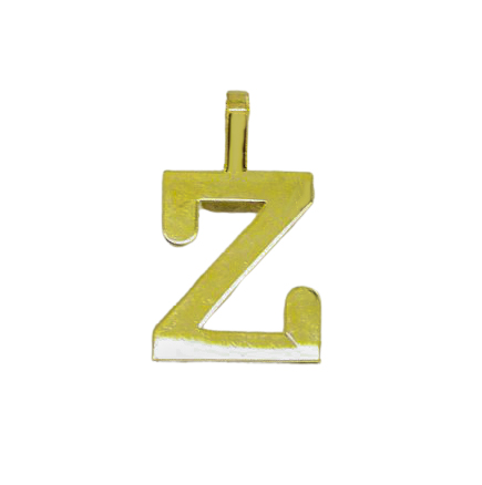 [5000Z] INITIAL "Z" PENDANT.10MM.