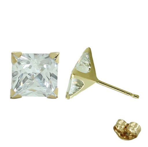 [6162] PENDIENTE CARRE 7x7  PRESION