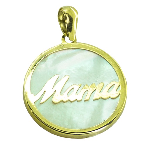 [3847] 17MM MOTHER OF PEARL MUM PENDANT