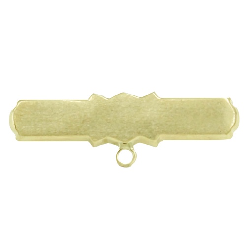 [6237] BROCHE BEBE  MATIZADO 30x9MM
