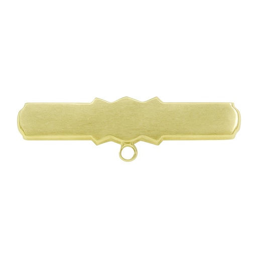[6237] BROCHE BEBE  MATIZADO 30x9MM