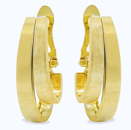 [4079] 20x8MM GOLD LADY EAQRRINGS