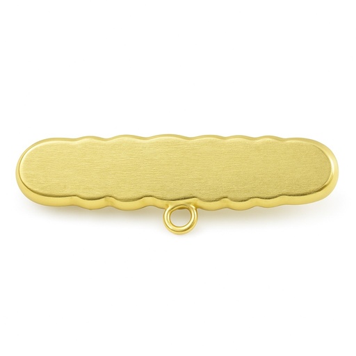 [6238] BROCHE BEBE  MATIZADO 30x9MM