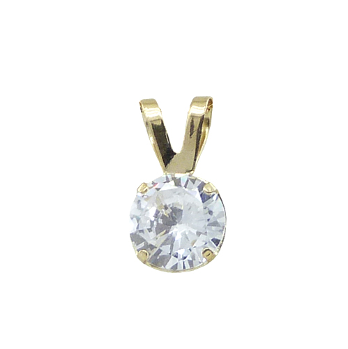 [5593/C] 6MM CZ PENDANT.