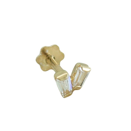 [1097] PIERCING OREJA Y NARIZ DOS CIRCONITAS DE 3x2MM.