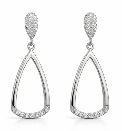 [3680B] PEND.LAGRIMAS PIEDRAS 30*14MM PRESION