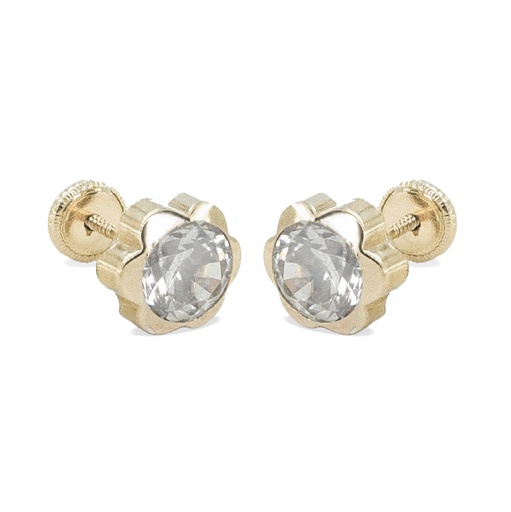 [6178B] PENDIENTES MARGARITA 5MM.TORNILLO
